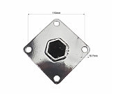 Ступица колеса на вал 32mm, 20см, 4отв.x110mm к-кт 2шт