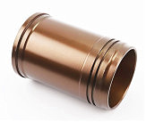 Гильза цилиндра R190N (H-160mm, Dпоршня-90mm, Dвенца-108,75mm, Dверх.пояс-104,75mm, Dниж.пояс-103mm), желтая, с насечкой