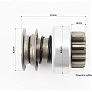 Бендикс электростартера Z-10, Lзуба-14mm R190N/195NM