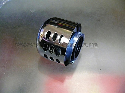 Фильтр воздушный (нулевик)   ?42mm, колокол   (хром) VDK-2