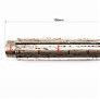 Вал первинний редуктора фрези L-158mm, d-34mm