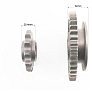 Редуктор фрезы R175/180N/190N/195N — Вал первичный + звезда Z-12 + Шестерня Z-40 81-1