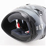 Шлем интеграл, закрытый (сертификация DOT)+откидные очки BLD-M61 M (57-58см), ЧЕРНО-СЕРЫЙ (флюоресцентный)