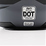 Шлем интеграл, закрытый (сертификация DOT)+откидные очки BLD-M61 M (57-58см), ЧЕРНО-СЕРЫЙ (флюоресцентный)