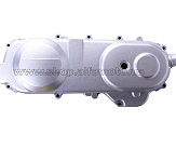 Крышка вариатора   4T GY6 50   (12 колесо, 139QMB, серебристая) AMG