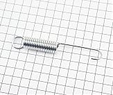 Пружина подножки боковой (?L105мм, D14мм, 17 витков)