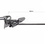 Подножка боковая задняя для 24", чёрная