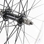 Колесо 28" переднее V-brake, обод "капля" алюминиевый, втулка 14Gх36H, крепл. гайка, "GRAVITY"