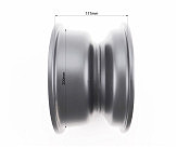 Диск сталевий 8*5 d=66; 4відп.*88mm, чорний