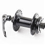 Втулка передня MTB алюмінієва 14Gx36H, Disk-brake, кріпл. ексцентрик, чорна MS31F
