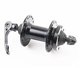 Втулка передняя MTB алюминиевая 14Gx36H, Disk-brake, крепл. эксцентрик, чёрная MS37F