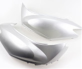 Honda DIO AF-56/57 пластик - верхній бічний лів+прав к-кт-2шт, СІРИЙ