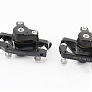 Гальмо Disk-brake переднє (F160/R140мм)+заднє (F180/R160мм), диски 160мм, кріпл. 6 болтів, чорні DX-2012