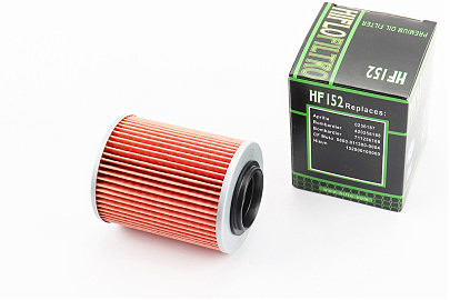 Фильтр-элемент масляный HF152 (56x74мм) APRILIA ETV/RSV/SL1000, Bombardier ATV 330/400/650/800 Outlander, Can-Am ATV 400/500/650/800 Outlander