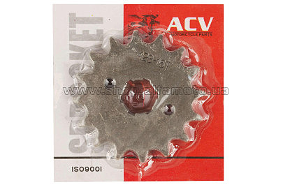 Звезда трансмиссии (передняя)   Zongshen ZS200-GS   428-16T   (сталь 20)    ACV