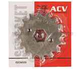 Звезда трансмиссии (передняя)   Zongshen ZS200-GS   428-16T   (сталь 20)    ACV