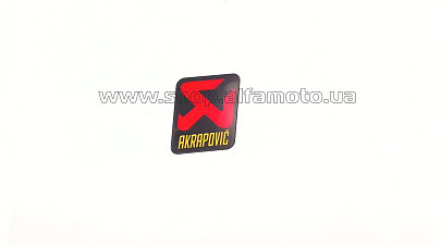 Наклейка на глушитель   AKRAPOVIC   118
