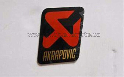 Наклейка на глушитель   AKRAPOVIC   (mod:2)   118