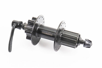 Втулка задня MTB алюмінієва 14Gx36H під касету 8-10зв, Disk-brake Center Lock, кріпл. ексцентрик, чорна FH-TX506
