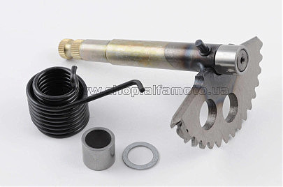 Сектор заводной (полумесяц)   4T GY6 125/150   (L-160mm)   (+пружина, втулка)   AMG