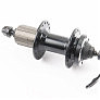 Втулка задняя MTB алюминиевая 14Gx36H под кассету 8-10зв, Disk-brake, крепл. эксцентрик, чёрная MS37R