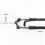 Вилка 29" амортизационная, без резьбы 1-1/8" (28,6мм), шток 255мм, с ходом 100мм, Disk-brake, пружинно-масляная, Lockout, чёрная N780