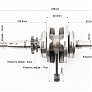Коленвал Honda DIO AF56