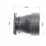Патрубок карбюратора Husqvarna-340/345/350/351/353, JONSERED-CS2141/CS2145/CS2150/CS2151/CS2153