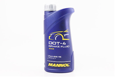 Тормозная жидкость синтетическая "DOT4", 1L