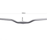 Руль MTB 25,4х600мм, алюминиевый, чёрный