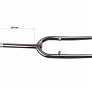 Вилка 28" с резьбой 1" (28,6мм), шток 240мм, V-brake, чёрная