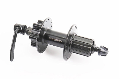 Втулка задня MTB алюмінієва 14Gx36H під касету 8-10зв, Disk-brake Center Lock, кріпл. ексцентрик, чорна FH-TX506