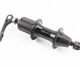 Втулка задняя MTB алюминиевая 14Gx36H под кассету 8-10зв, V-brake, крепл. эксцентрик, чёрная KT-W5ER