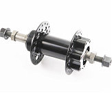 Втулка задня MTB 14Gx36H під вільнобіг, Disk-brake, кріпл. гайка чорна SF-HB25R