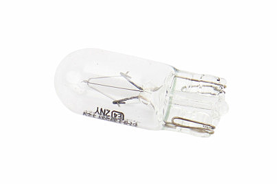 Лампа поворота (белая без цоколя) 12V/5W W5W