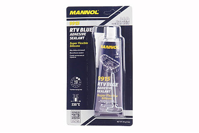 Герметик силиконовый высокотемпературный СИНИЙ "RTV Adhesive Sealant Blue" 85g