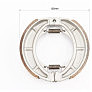 Тормозные колодки задние к-кт, 125мм (барабан) 12", 13", от 5шт -10%