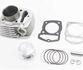Цилиндр к-кт (цпг) CB200cc 63,5мм (высота цилиндра 76/104мм, палец 15мм)