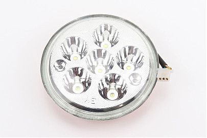 Фары круглой передняя часть DELTA/ALPHA 5+1-LED, d-140mm, TUNING