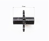 Звезда приводная задняя шлицевая 428-19T (втулка d=20mm, L=77mm)
