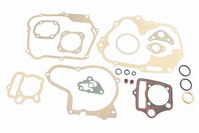 Прокладка двигуна JH-110cc-52,4мм, к-кт 19 деталей (темний пароніт)