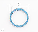 Прокладка глушника Honda (синій азбест) 