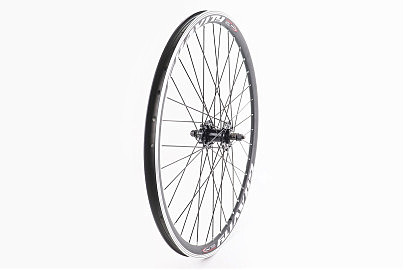 Колесо 26" переднее Disk-brake, обод алюминиевый, втулка 14Gx36H, крепл. гайка, "GRAVITY" (возм. царапины)