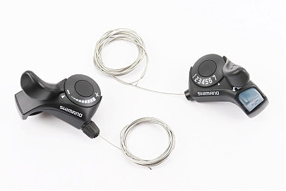 Переключатели (манетка) 3x7 скоростей, чёрные SL-TX 30
