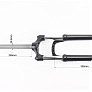 Вилка 26" амортизационная, без резьбы 1-1/8" (28,6мм), шток 255мм, с ходом 100мм, Disk-brake, пружинно-масляная, Lockout, алюминиевая, чёрная XCT HLO