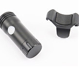 Ліхтар передній 1 діод 150 lumen алюмінієвий, Li-ion 3.7V 600mAh зарядка від USB, вологозахисний, чорний JY-7012F-C