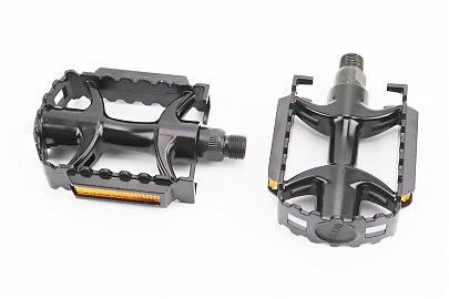 Педали MTB 9/16" (104x77x32mm) алюминиевые, чёрные WP895