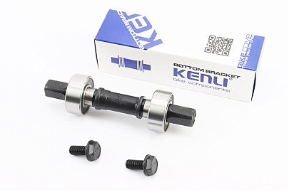 Каретка "квадрат" MTB 131мм, пром-подшипники (16*35*14) 6902RS, под болт, KL-910D