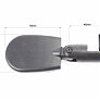 Зеркало регулируемое, угол настройки 360°, чёрное BM-101