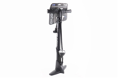 Насос ручной "напольный" с манометром 160 psi/11 bar, под штуцера Schrader&Presta, GF-43P